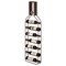 Vintiquewise Decorative Wall-Mounted 7-bottle Metal Wine Rack with Mesh Cork Catcher, Stylish Champagne, White, and Red Wine Storage for Living Room, Kitchen, Dining Room, and Bar Décor, Brown